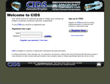 Tablet Screenshot of cidsonline.com